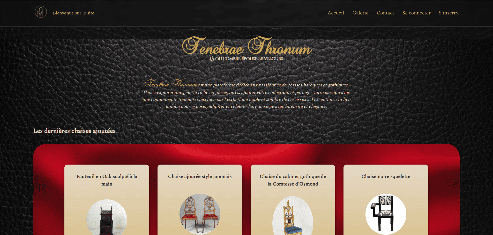 Bannière du site Tenebrae Thronum